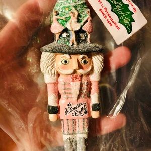 Nutcracker 🩰 ballet pink chic Christmas 🎄 ornament! New